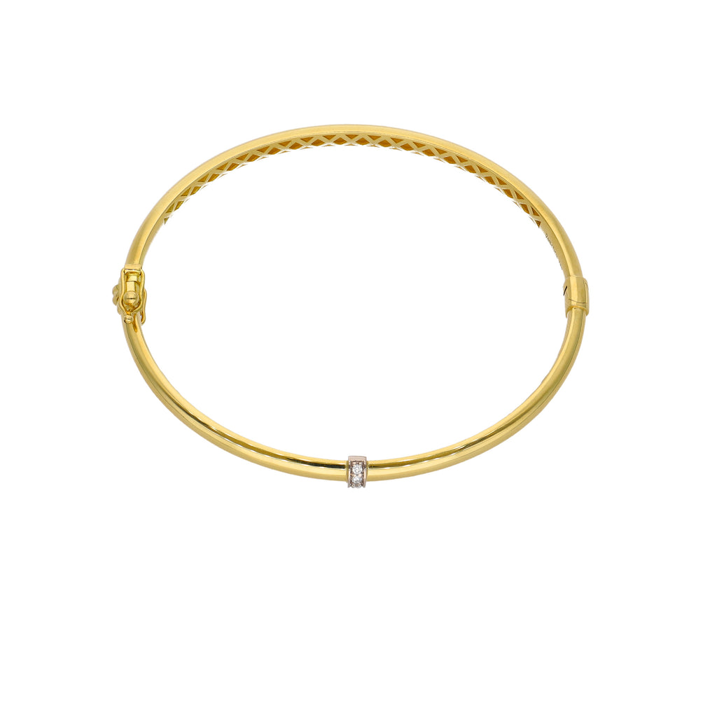 Esclava Oro Amarillo y Brillantes ES-14358