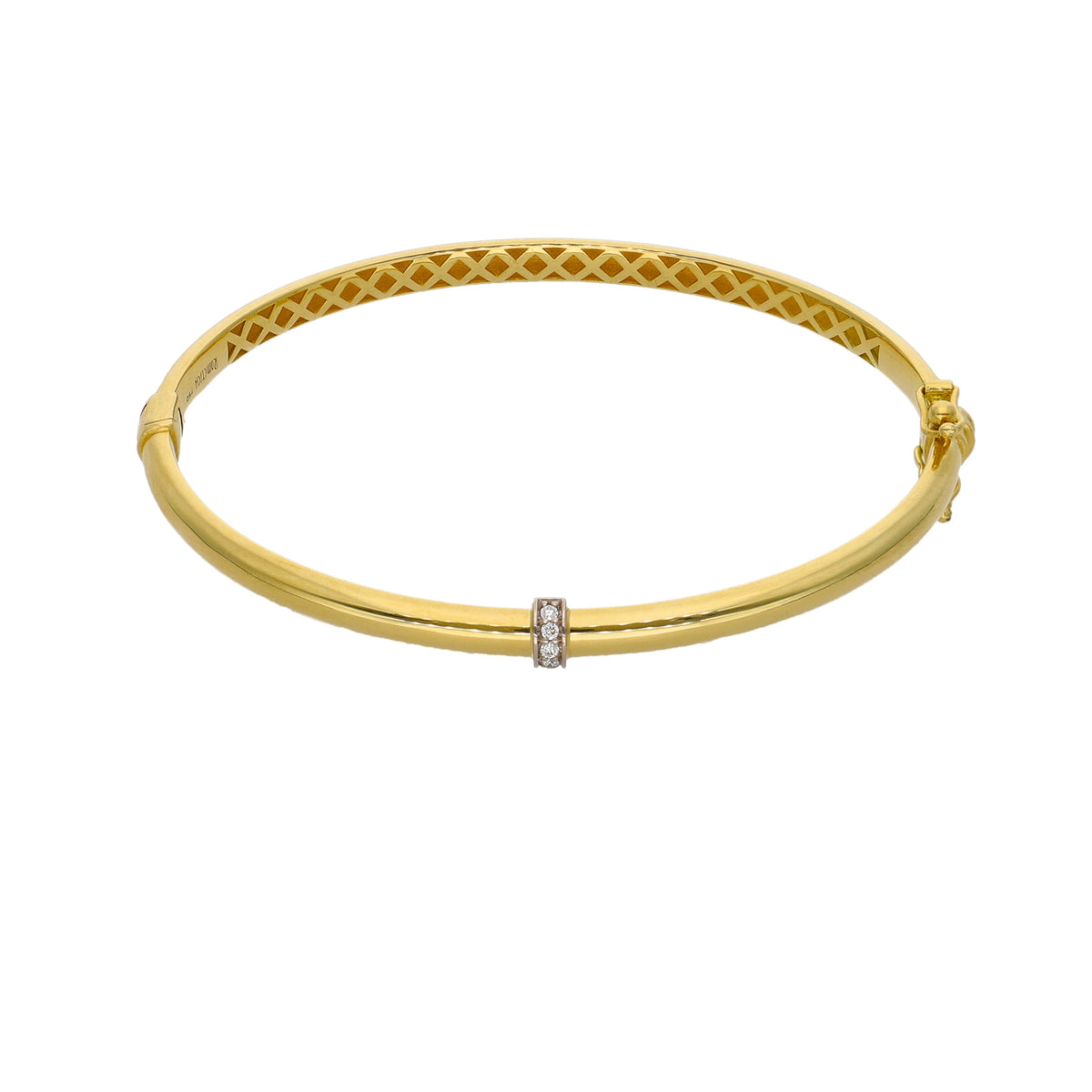 Esclava Oro Amarillo y Brillantes ES-14358
