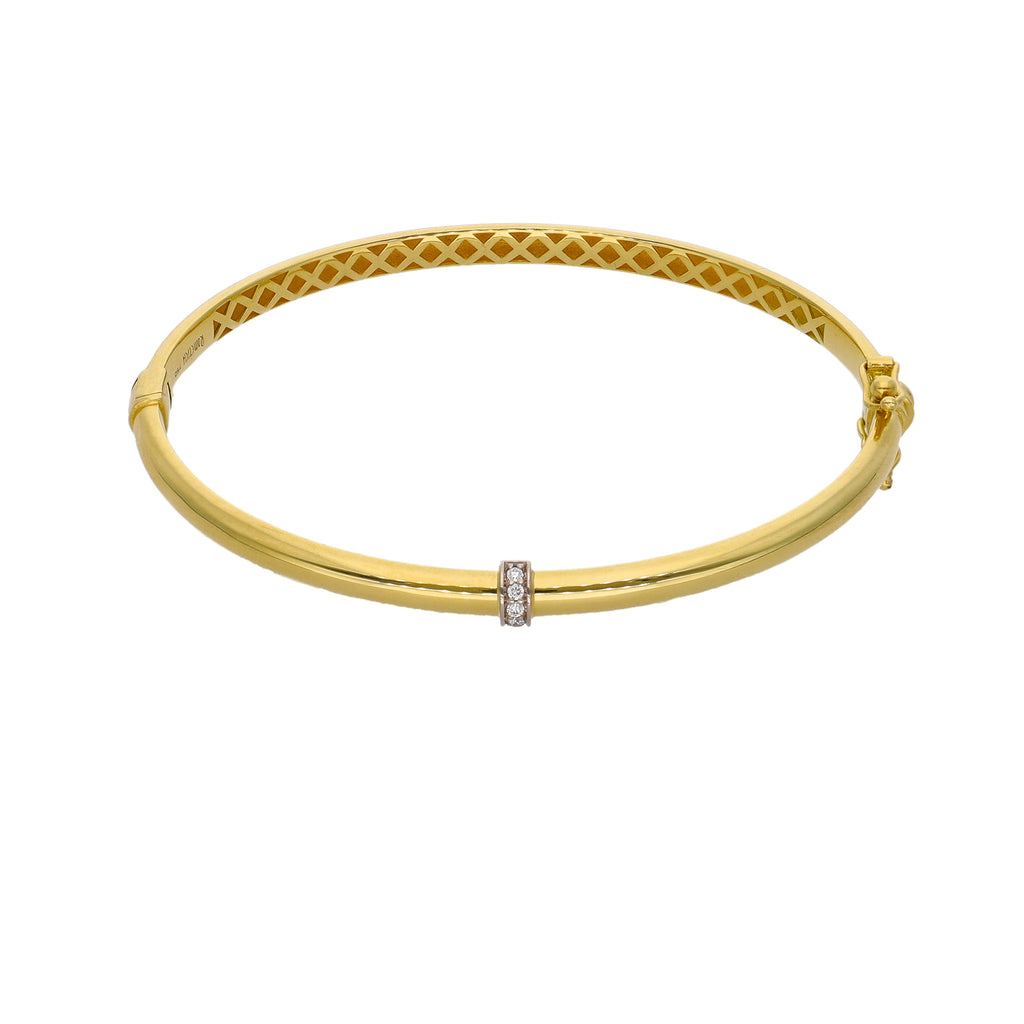 Esclava Oro Amarillo y Brillantes ES-14358