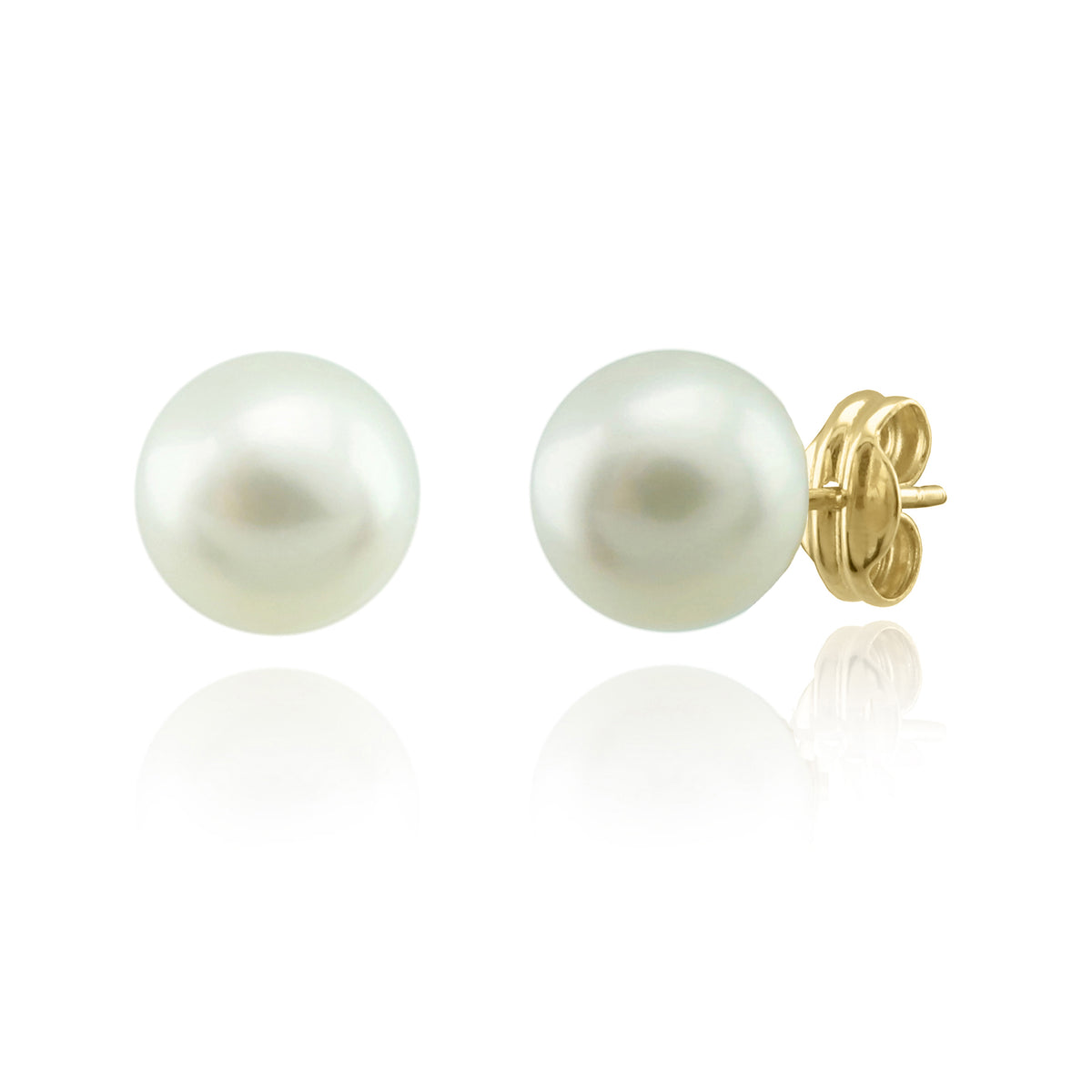 Aros Oro Amarillo y Perla Cultivada AR-14747
