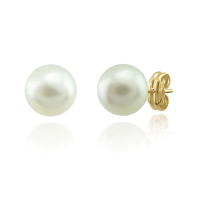 Aros Oro Amarillo y Perla Cultivada AR-14747