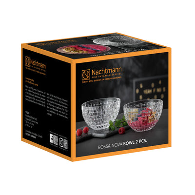 Set NACHTMANN 2 bowls Bossa Nova 15cms