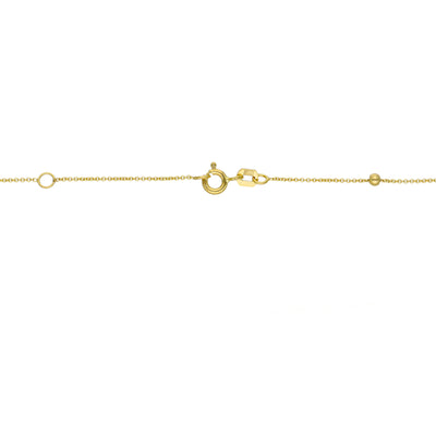 Collar Oro Amarillo 14kt Bolitas P0051812811457
