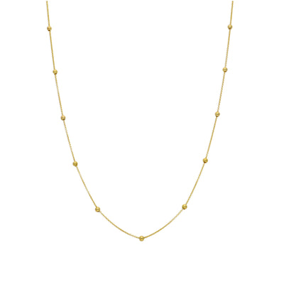 Collar Oro Amarillo 14kt Bolitas P0051812811457