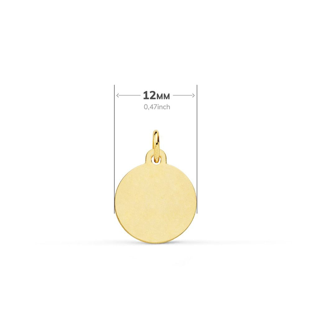 Medalla Oro Amarillo Corazón de Jesús ME12724