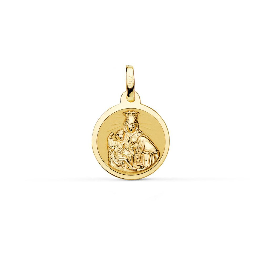 Medalla Oro Amarillo Virgen del Carmen ME12730