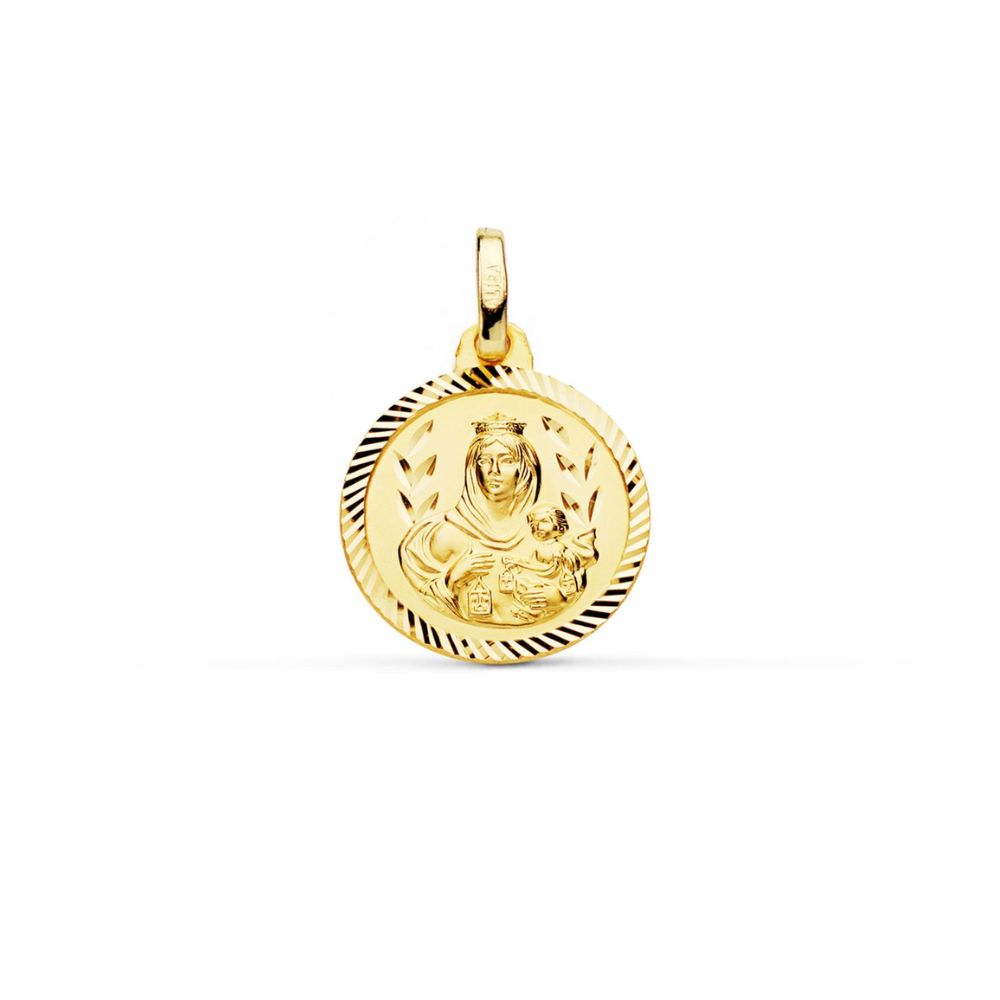 Medalla Oro Amarillo Virgen del Carmen ME12731