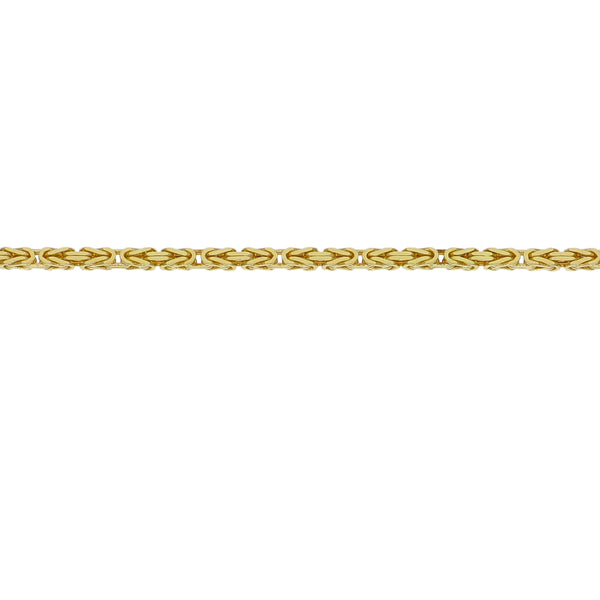 Collar de Oro Amarillo 14K Königskette 45cm | P00521511813450