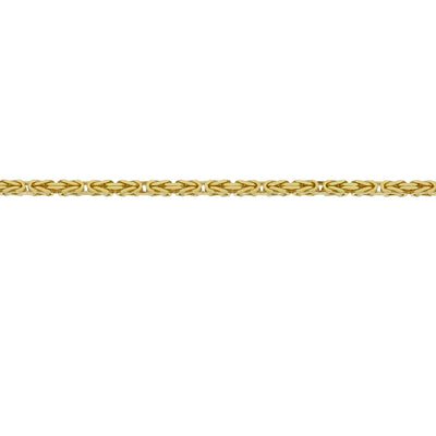 Collar Oro Amarillo 14K Königskette 45cm | P00521511813450