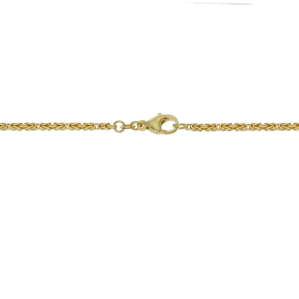 Collar de Oro Amarillo 14K Königskette 45cm | P00521511813450