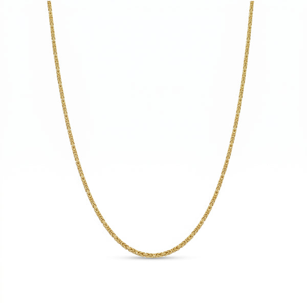 Collar de Oro Amarillo 14K Königskette 45cm | P00521511813450