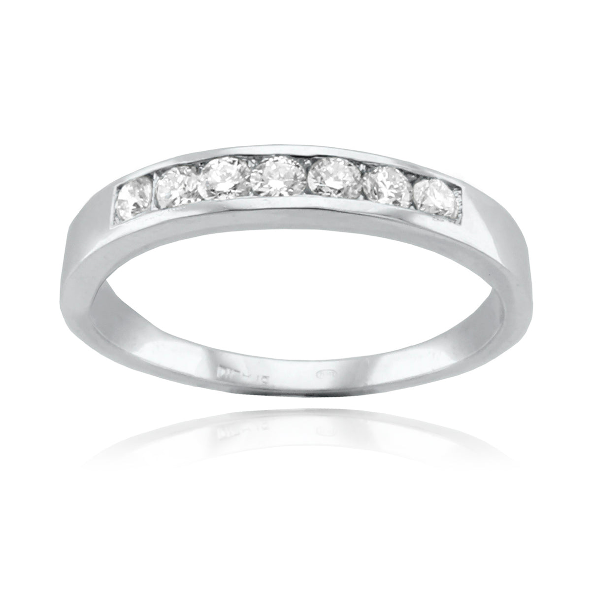 Anillo Oro Blanco y Brillantes AN-13792