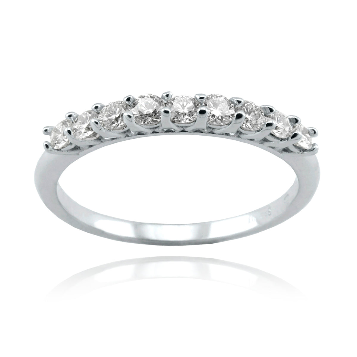 Anillo Oro Blanco y Brillantes AN-14721