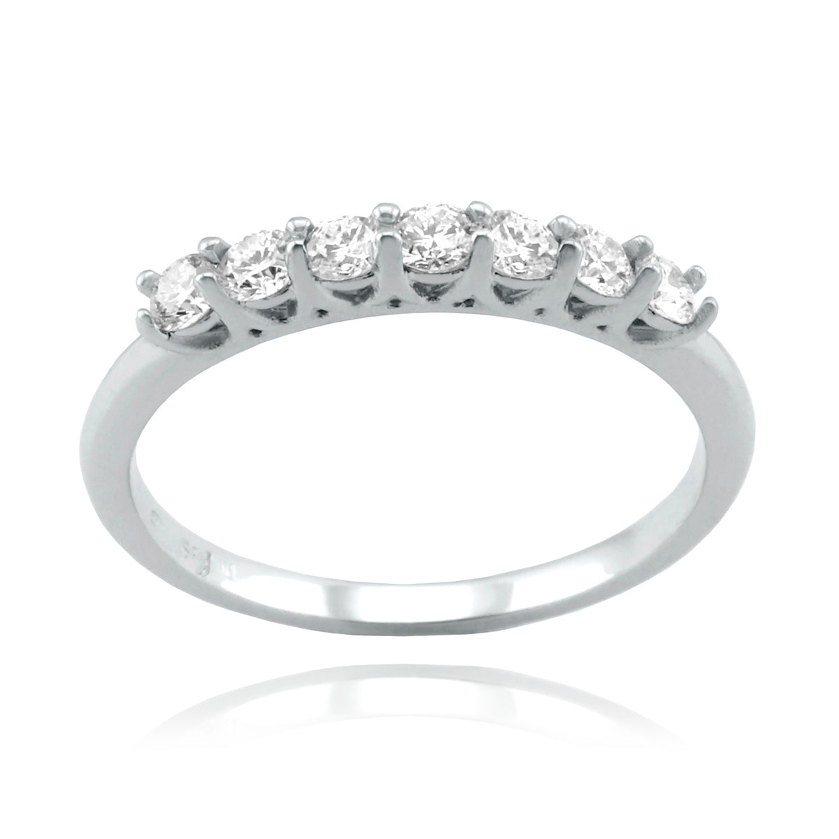 Anillo Oro Blanco y Brillantes AN-14722