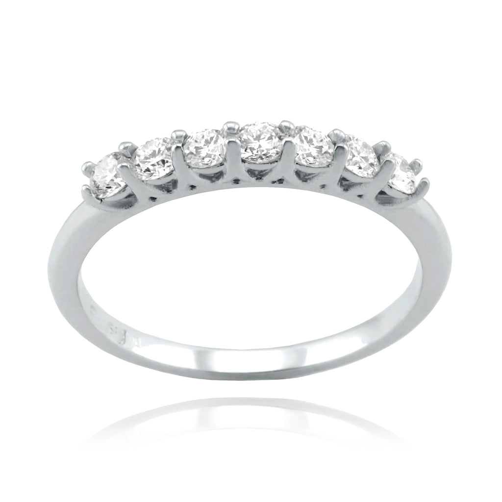 Anillo Oro Blanco y Brillantes AN-14722