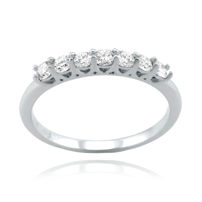 Anillo Oro Blanco y Brillantes AN-14722