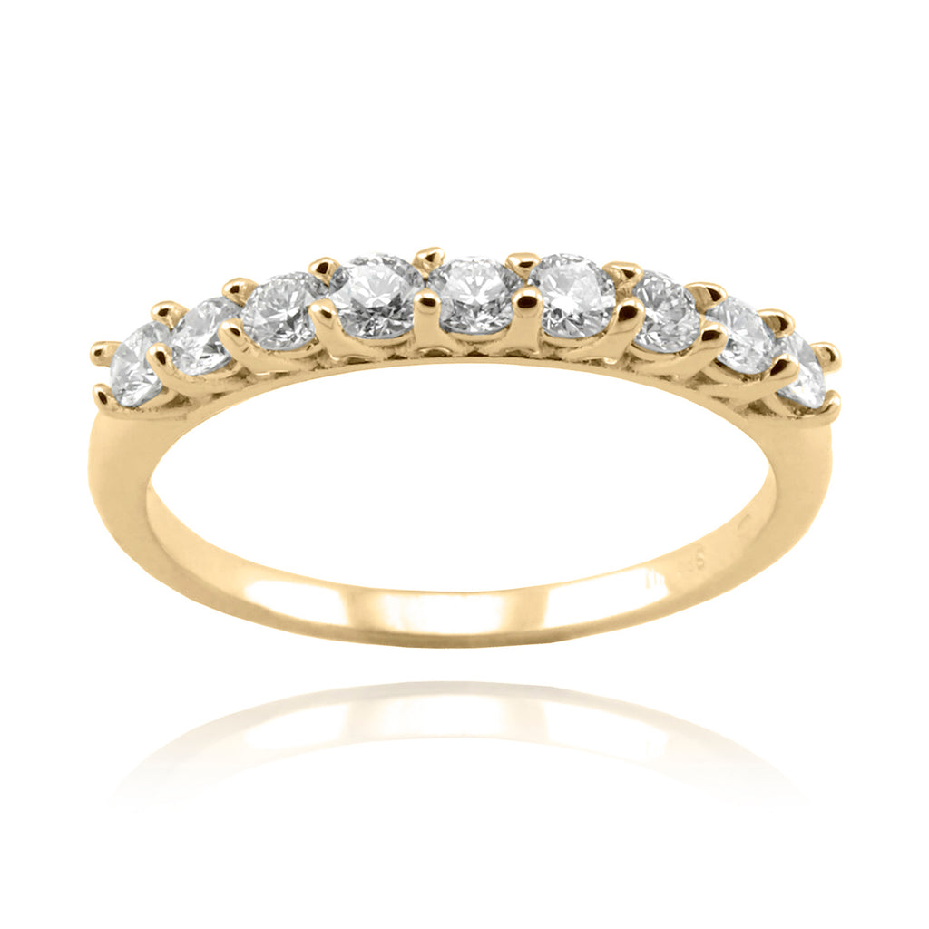 Anillo Oro Amarillo y Brillantes AN-14723