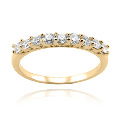 Anillo Oro Amarillo y Brillantes AN-14723