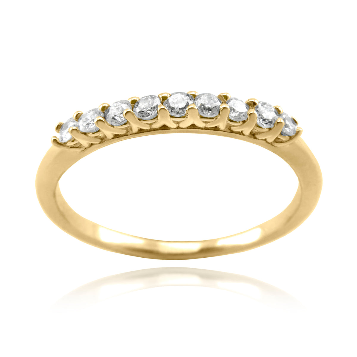 Anillo Oro Amarillo y Brillantes AN-14728