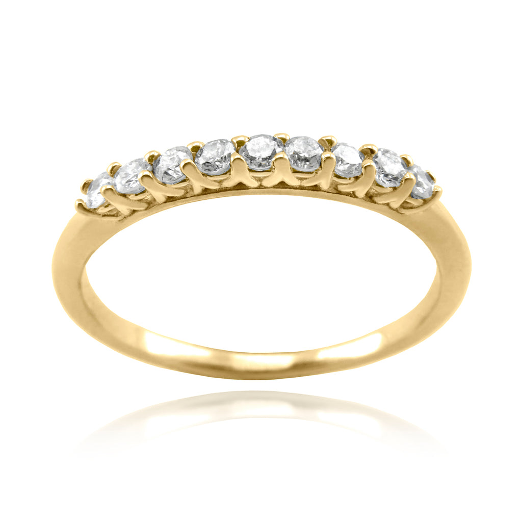 Anillo Oro Amarillo y Brillantes AN-14728