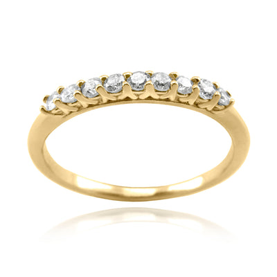 Anillo Oro Amarillo y Brillantes AN-14728