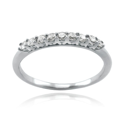 Anillo Oro Blanco y Brillantes AN-14727