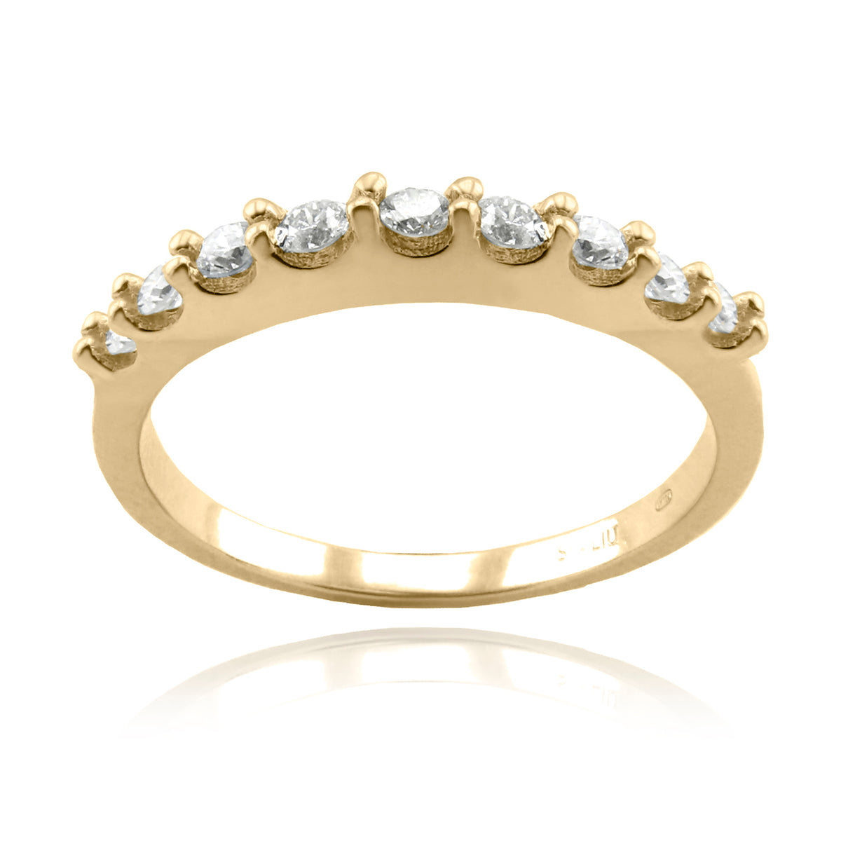 Anillo Oro Amarillo y Brillantes AN-14730