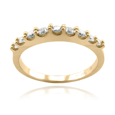 Anillo Oro Amarillo y Brillantes AN-14730