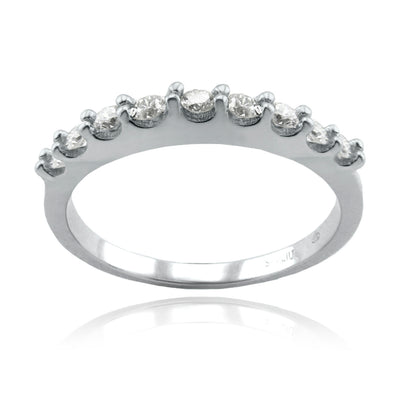 Anillo Oro Blanco y Brillantes AN-14729
