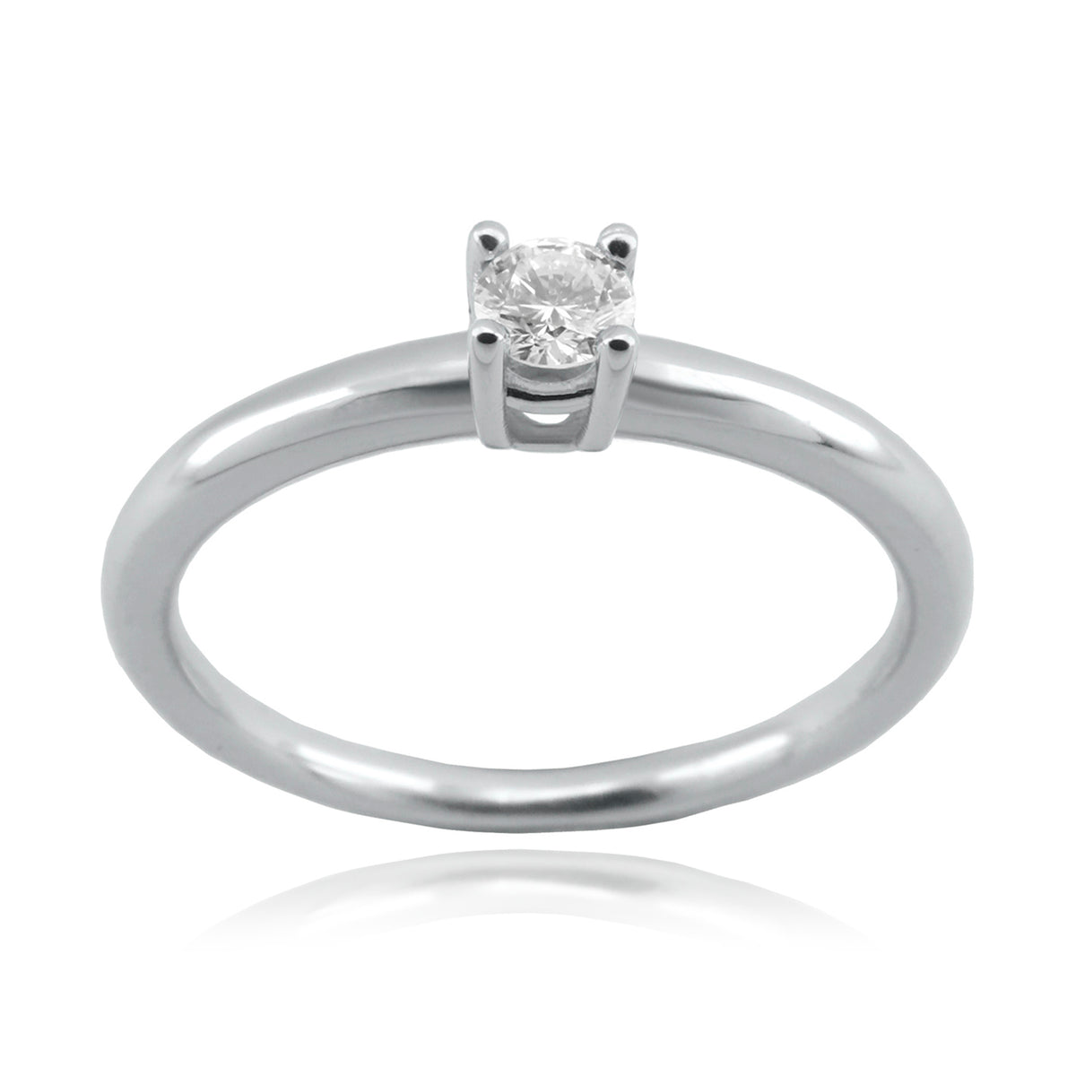 Anillo Oro Blanco y Brillantes AN-14731