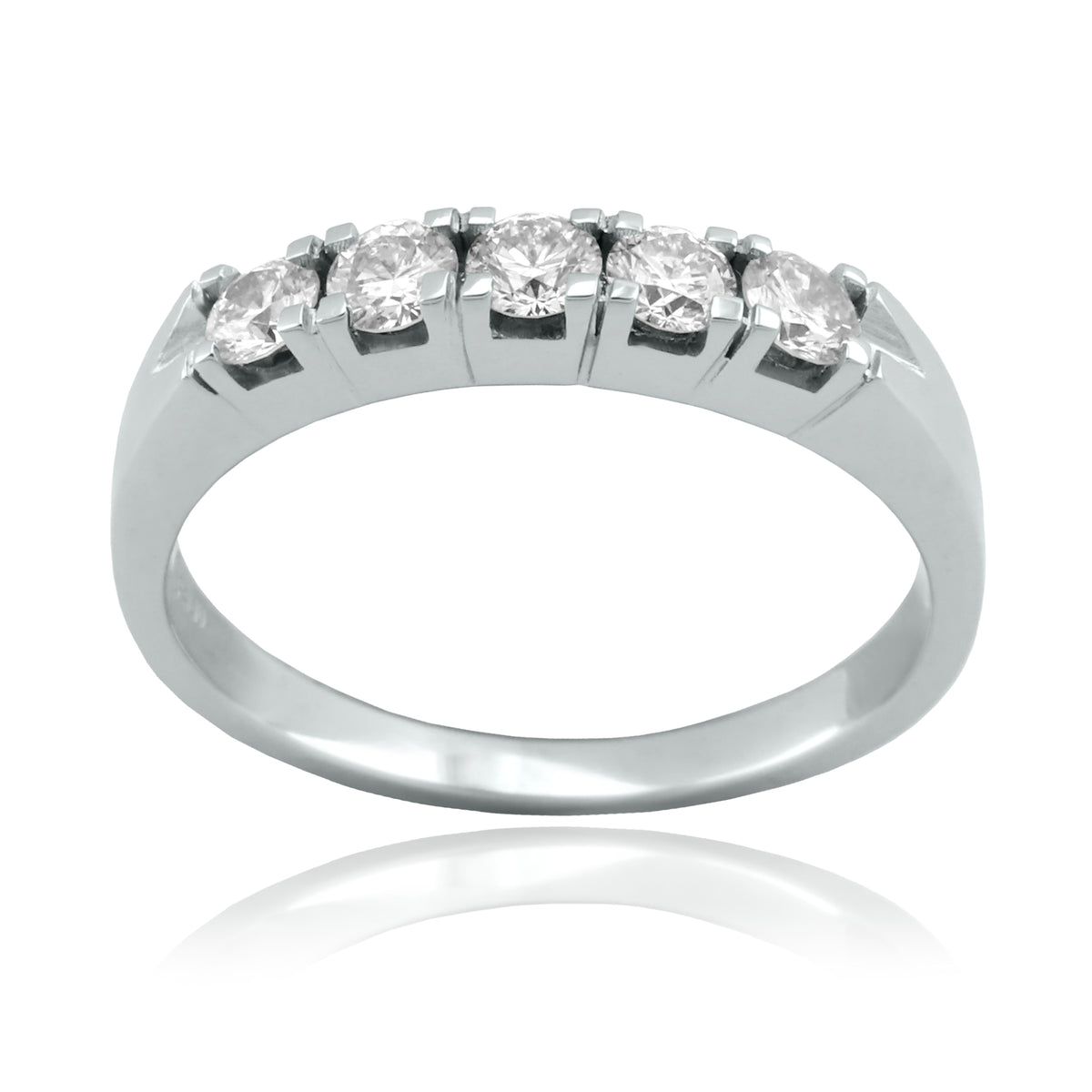 Anillo Oro Blanco y Brillantes AN-13798