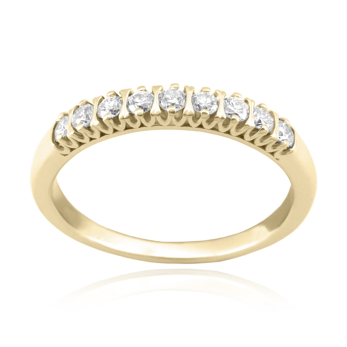 Anillo Oro Amarillo y Brillantes AN-14737