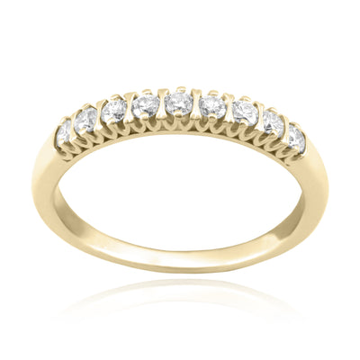 Anillo Oro Amarillo y Brillantes AN-14737