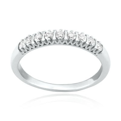 Anillo Oro Blanco y Brillantes AN-14738