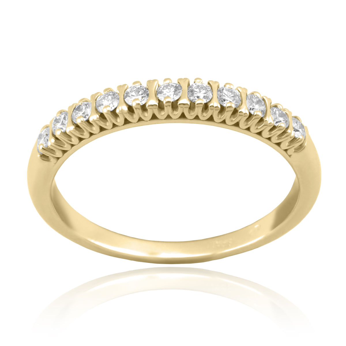 Anillo Oro Amarillo y Brillantes AN-14741