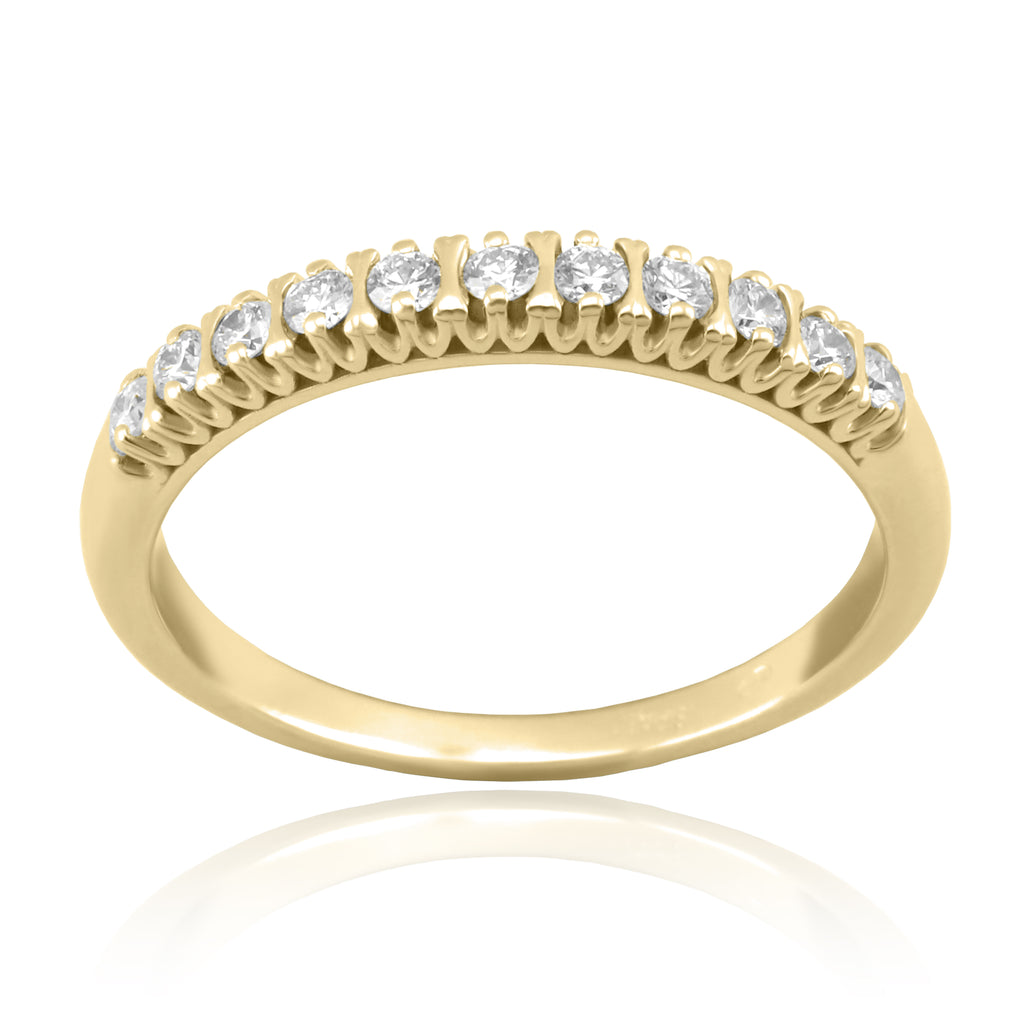 Anillo Oro Amarillo y Brillantes AN-14741