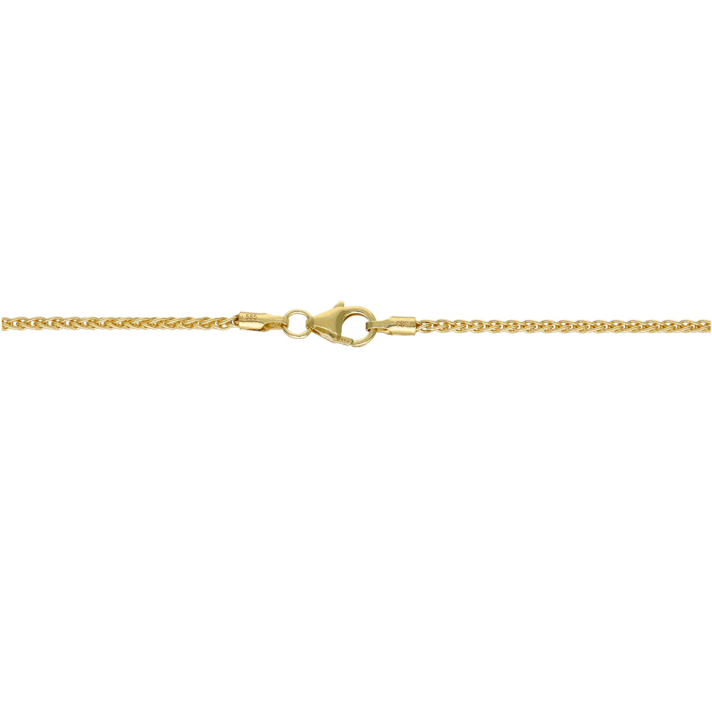 Collar Oro Amarillo 14kt Trenzado P005280014450