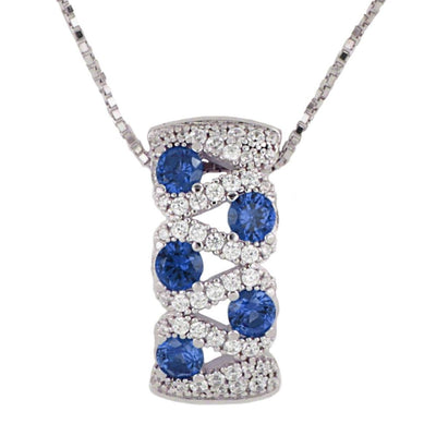 Collar ARTLINEA Plata y Circones Arabesque ZCL1471