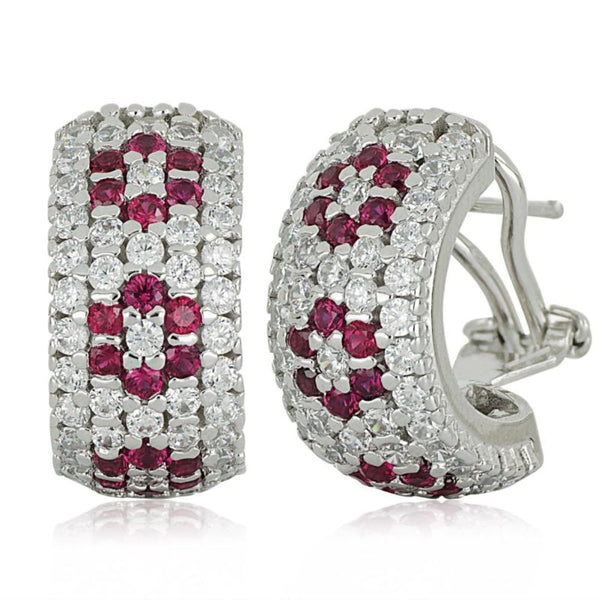 Aros ARTLINEA Plata y Circones Pavé ZOR014RS