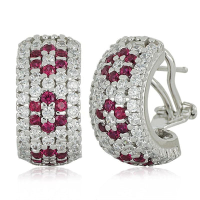 Aros ARTLINEA Plata y Circones Pavé ZOR014RS