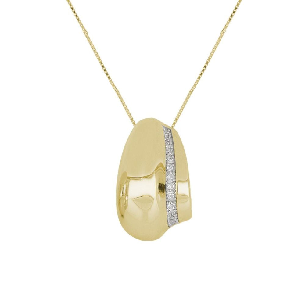 Collar ARTLINEA Plata y Circones Nuvola ZCL1472D