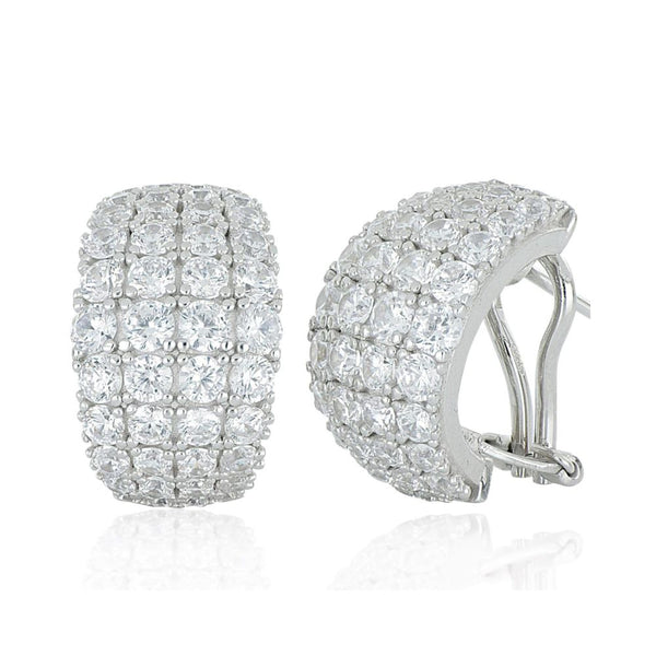 Aros ARTLINEA Plata y Circones Pavé ZOR105BI