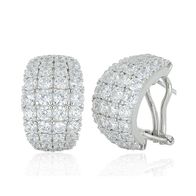 Aros ARTLINEA Plata y Circones Pavé ZOR105BI