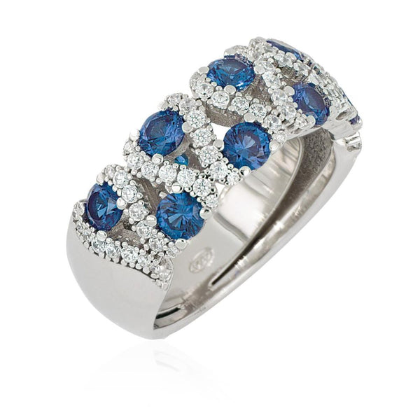 Anillo ARTLINEA Plata y Circones Arabesque ZAN588