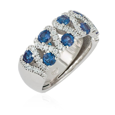 Anillo ARTLINEA Plata y Circones Arabesque ZAN588