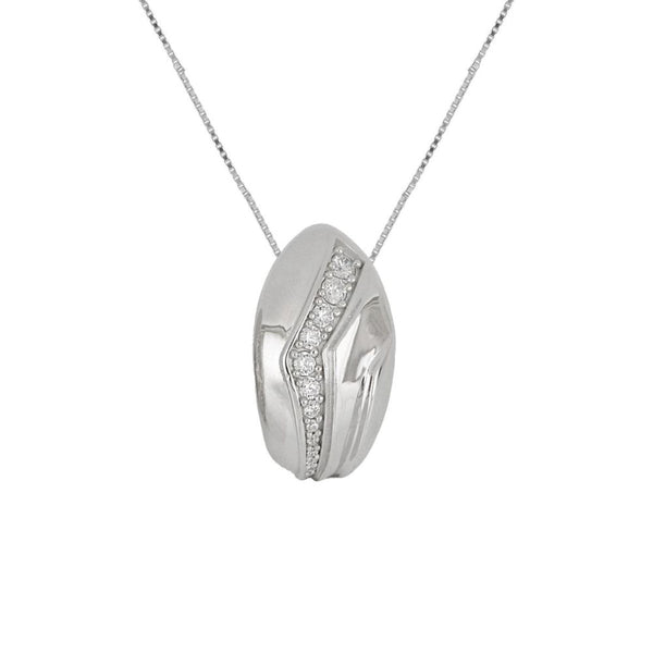 Collar ARTLINEA Plata y Circones Nuvola ZCL1474