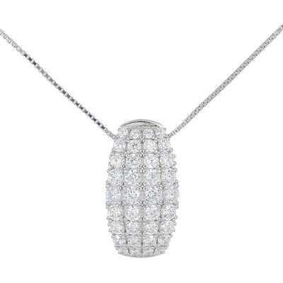 Collar ARTLINEA Plata y Circones Pavé ZCL1436