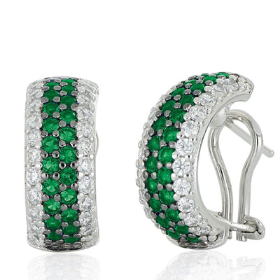 Aros ARTLINEA Plata y Circones Pavé ZOR099VE