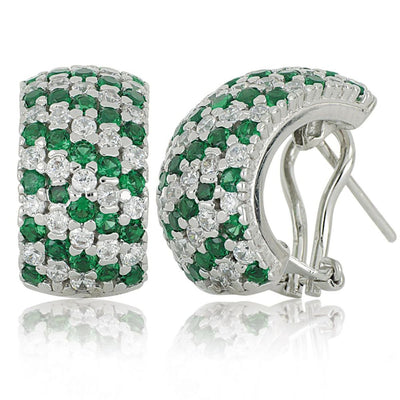 Aros ARTLINEA Plata y Circones Pavé ZOR015VE