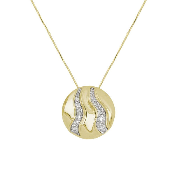Collar ARTLINEA Plata y Circones Nuvola ZCL1475D